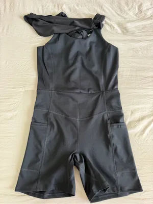 FP Movement Women's Athleisure Biker Unitard Romper Shorts XS Yoga Gym NWOT thumbnail 6