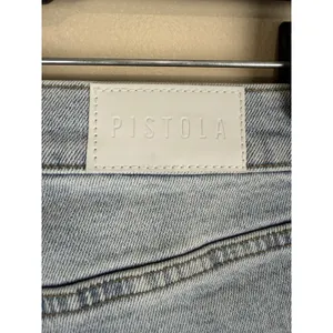 Pistola Women’s High Rise Cropped Denim Jeans Light Wash Raw Hem Size 26 thumbnail 7