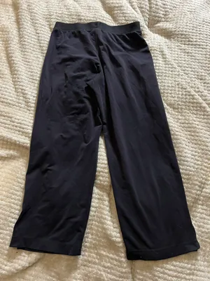 Adidas Medium Loose Dark Grey Yoga Pants thumbnail 1