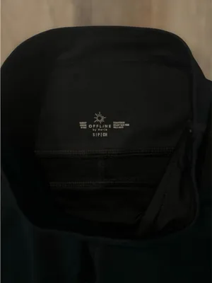Offline by Aerie Black High-Waist Lined Performance Leggings thumbnail 3