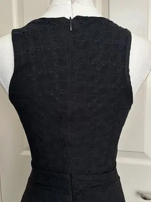 Anthropologie Hutch eyelet cut out midi dress thumbnail 3