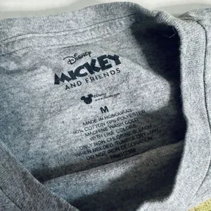 Disney Mickey & Friends Christmas Gray Graphic Tee Shirt thumbnail 4