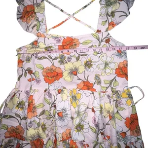 Band of Gypsies Collective Lottie & Holly Floral Mini Dress Blush Pink‎ Rust Fit N Flare Med thumbnail 4