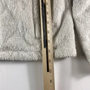 The North Face Jacket Womens Small White Full Zip Fuzzy Osito‎ Sweater Ladies thumbnail 6