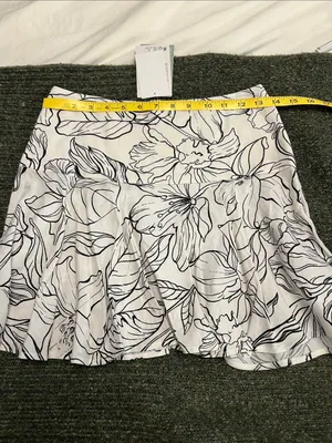 NWT H&M FLARED MINI SKIRT thumbnail 8