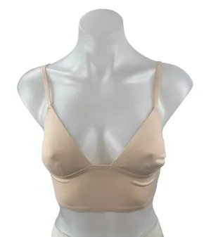 Free People Intimately Cream Nude Adjustable Longline Neo Bralette Bra Size XS thumbnail 1