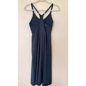 Slate Blue Built-In Shorts Athletic Workout Tennis Exercise Dress Slit - No Sz thumbnail 2