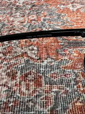 Black Sunglasses with Blue Tinted Lenses thumbnail 4