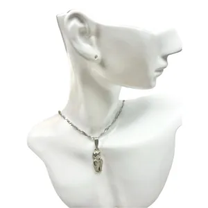 Boy charm necklace pendant 925 marking boy with overalls thumbnail 8