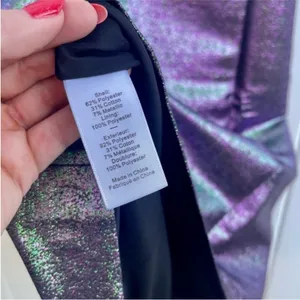 Likely Lurex‎ Haley Metallic Purple Iridescent Mini Cocktail Dress Revolve 4 thumbnail 8