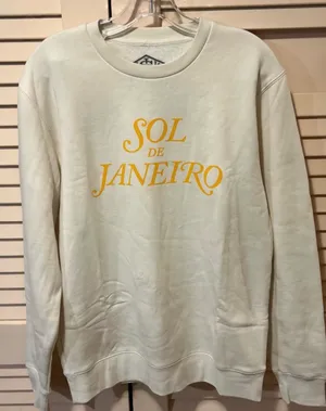 Sol de Janeiro Sweatshirt Pop Shop Swag USA Made Crew Neck Thick Fleece Medium thumbnail 1