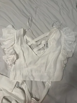 DO+BE Top White Crop thumbnail 4