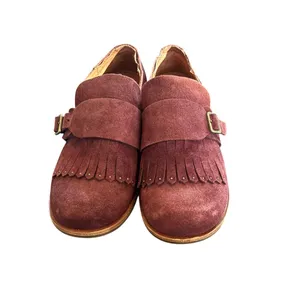 Kork Ease Womens Bailee Kiltie Burgundy Suede Monk Strap Shoe 8M Comfy Casual thumbnail 3