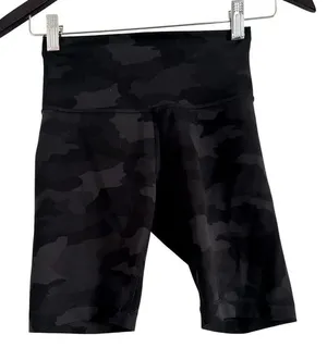 Lululemon heritage camo super high rise align short EUC thumbnail 1