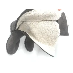 La Canadienne Villa Waterproof Faux Shearling Tall Boots Gray Women’s 7.5 thumbnail 4