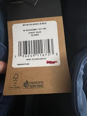 The North Face Womens Bridgeway Ankle Pants Blue Zip Pockets Size 8/REG New $119 thumbnail 3