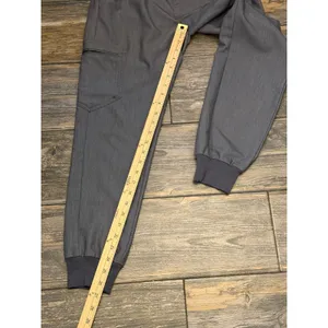 FIGS Zamora Technical Collection XS Heather Gray Jogger‎ Scrub Pants Loose Fit thumbnail 9