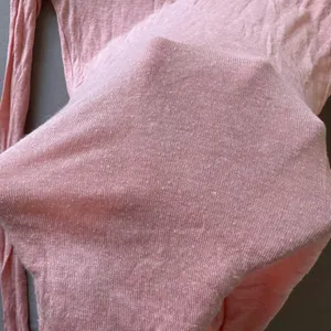 Y2K Era Sheer Long Sleeve Top Pink thumbnail 4
