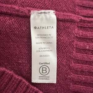 Athleta‎ Womens Sweater XXS Wool Cashmere Blend Oversized thumbnail 4