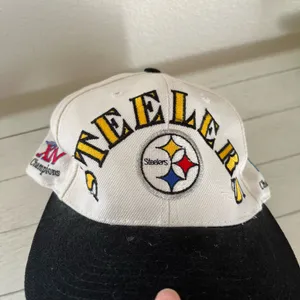 Vintage Pittsburgh Steelers NFL 4 Time Superbowl Champions Hat Snapback Annco 1990s thumbnail 3