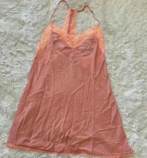Victoria's Secret Peach Top, racer back lace thumbnail 1