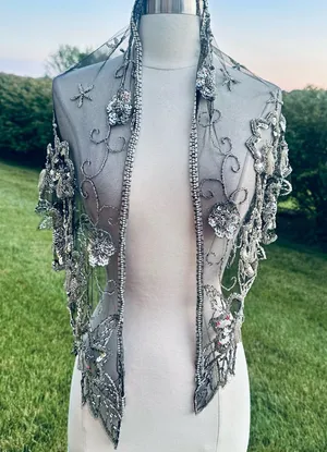 Vintage Beaded Cape thumbnail 1