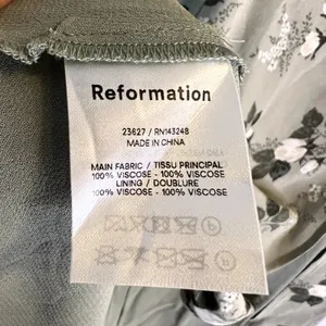 Reformation Twilight Midi Dress verde green floral size 2 thumbnail 7