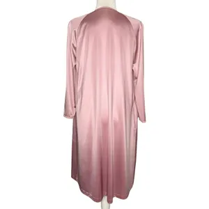 Vanity Fair Small 2 Pc Set Gown Duster Robe Vintage Made In USA Tricot Nylon‎ thumbnail 6