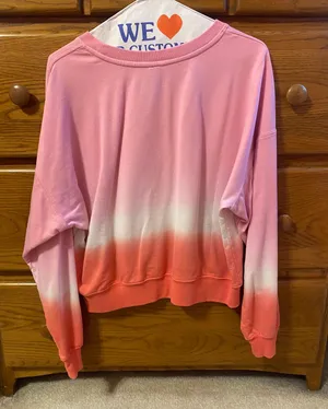 Pink Ombré Crewneck Size M thumbnail 2