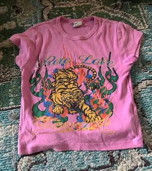 pink urban outfitters cropped top thumbnail 1