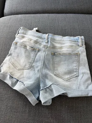 Light Wash Denim Shorts Blue Size 30 thumbnail 2