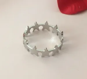 Silver Stars Ring, Size 9 thumbnail 1