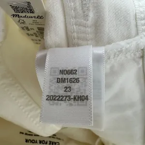 Madewell The Perfect Vintage Jean Tile White High Rise Classic Mom US 23 NWT thumbnail 13