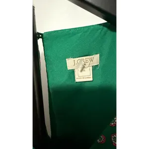 J.Crew Green Geometric Medallion‎ Print Short Sleeve Shift Dress Size 14 103949 thumbnail 2