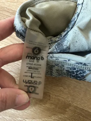 Mono B Olive Green Snake-Print Sports Bra thumbnail 2