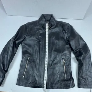 Fairytale‎ Leather Mallorca Genuine Leather Black Jacket. Size M. thumbnail 10