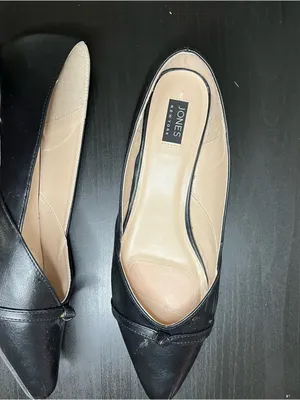 Jones New York Black Pointed-Toe Knot Flats thumbnail 2