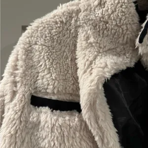 Thread and Supply trendy Teddy Jacket! So cozy and tastefully cute! Size Small! thumbnail 5