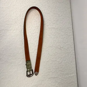 Belt Vintage Women's Leather Western Olive Green Designer Cowboy Unisex Classic thumbnail 5
