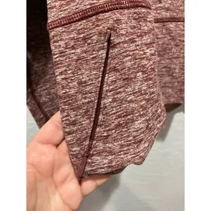 Lululemon Ready to Rulu Fleece Pullover in Heathered Savannah Size 6 thumbnail 3