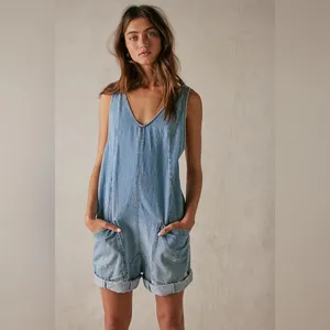 NWOT WeThe Free High Roller Shortall In Bright Eyes Sold Out On Free People thumbnail 6