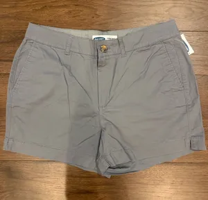 Old Navy Gray Everyday Shorts NWT Size 12 - C60-005 thumbnail 1