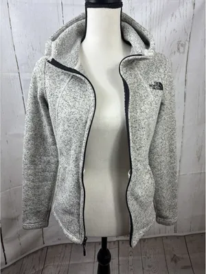 The North Face Crescent Full Zip Hoodie Women's XS Gray Hooded Pockets Outdoor thumbnail 7