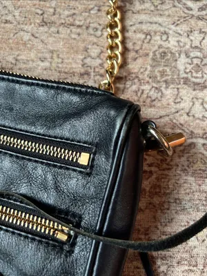 Rebecca Minkoff Black Zipper Crossbody thumbnail 2