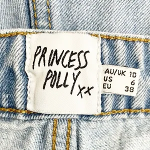 Princess Polly High Rise Straight Leg Stovepipe Jeans Light Wash Women’s Size 6 thumbnail 8