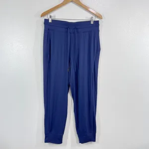 Lululemon Ready‎ to Rulu High-Rise Cropped Jogger Mineral Blue Womens Size 10 thumbnail 2