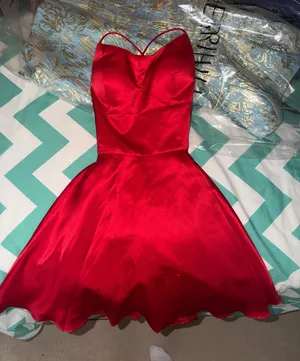 Sherri Hill Red Homecoming Dress thumbnail 1