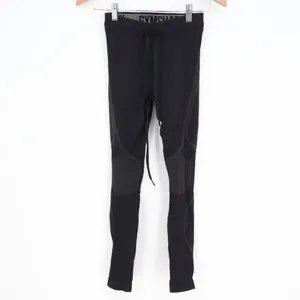 Gymshark Black Ribbed Seamless Leggings Activewear Athleisure Size S thumbnail 2