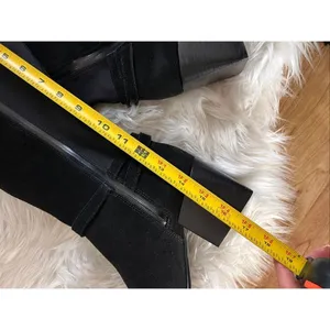 Blondo Twyla Waterproof Knee High Suede Leather Boot Black SZ 6.5 stretchy calf thumbnail 9