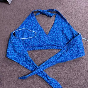 Ralph Lauren Tie Back Halter Bralette Top thumbnail 4